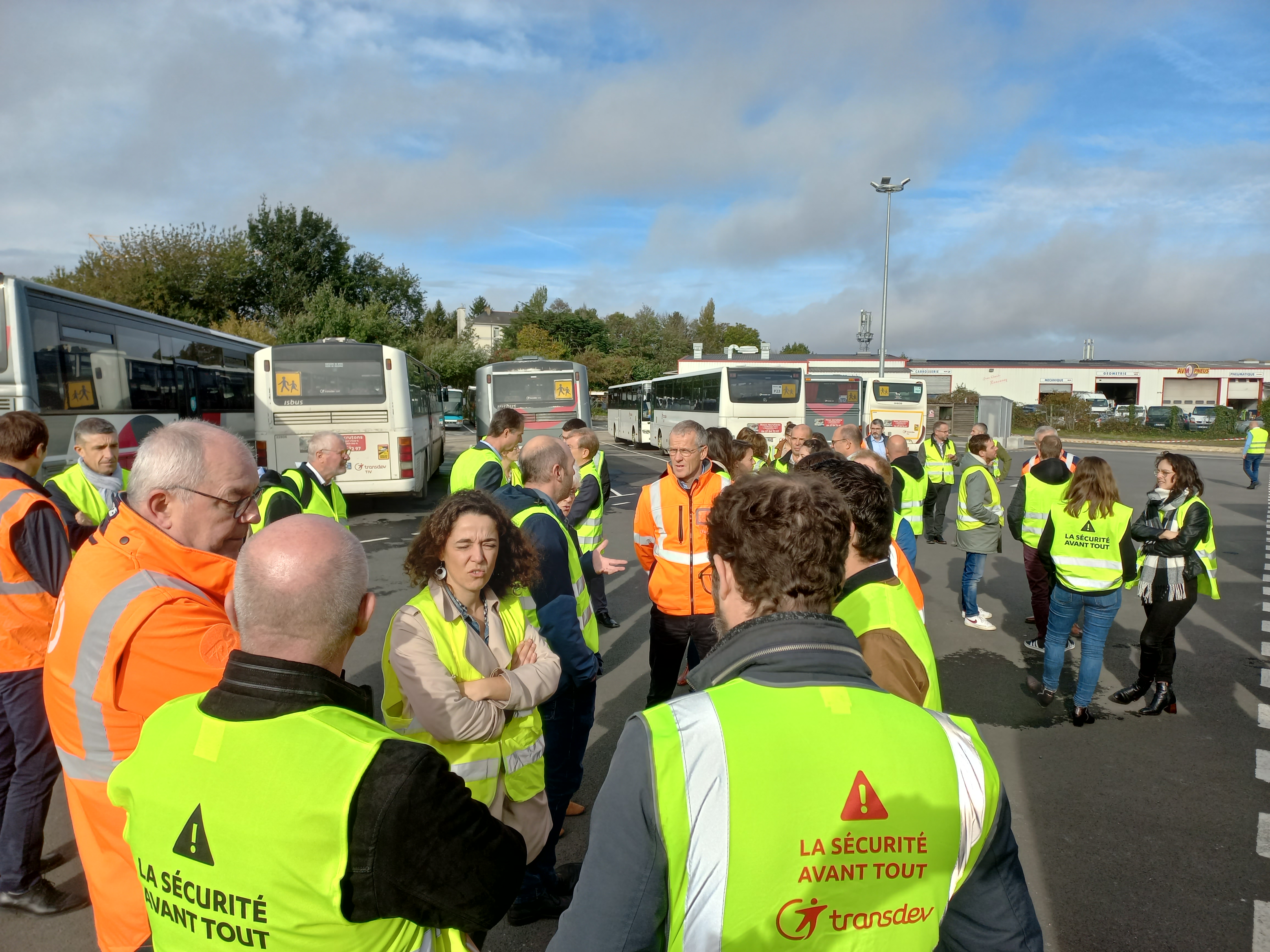 Inauguration BioGNV Transdev Rennes