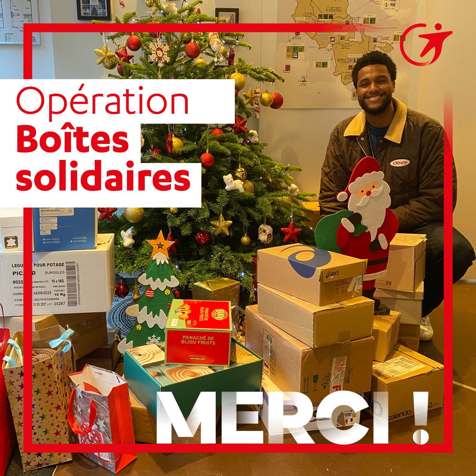 Opération Boîtes Solidaires de Noël 2025